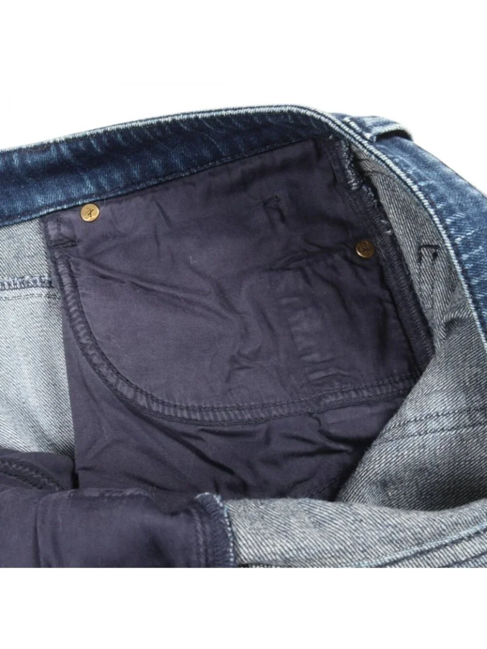 Louis Vuitton Denim Pants Patchwork Cotton Jeans